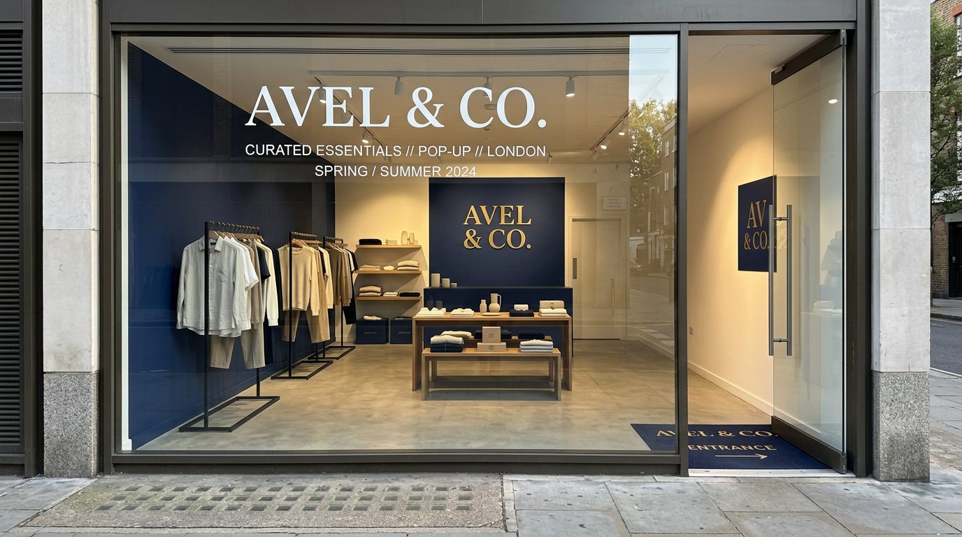 Fashion Pop-Up — Retail Activation System