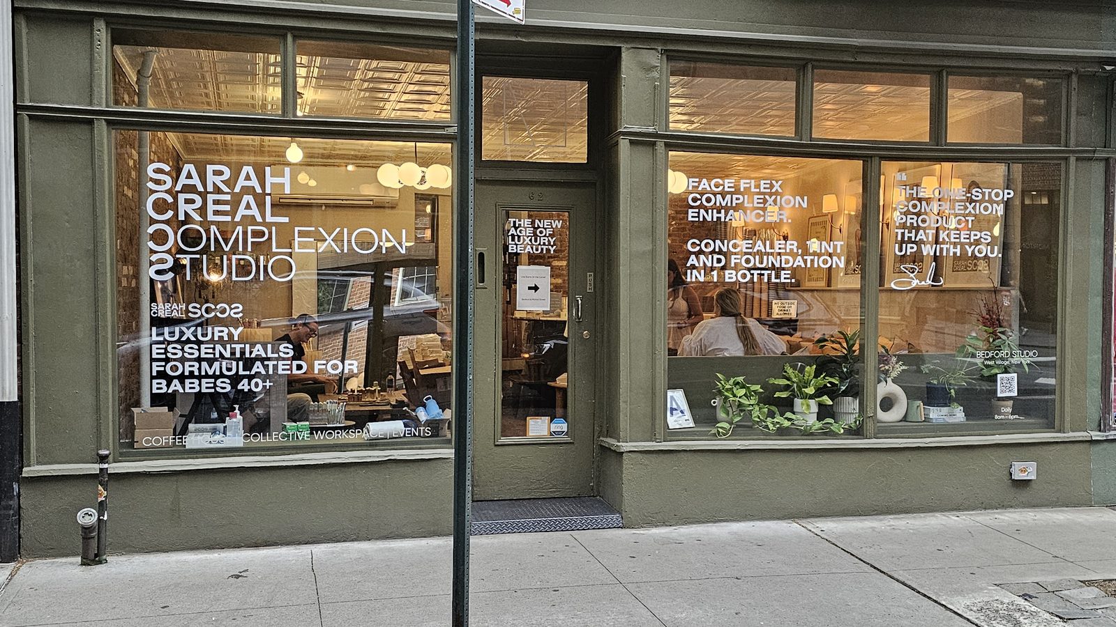 Sarah Creal Complexion Studio — Window Branding System